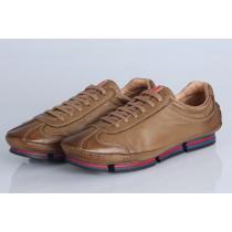 人気商品 2026-14秋冬新作 PRADA プラダ ビジネスシューズ 靴 BROWN