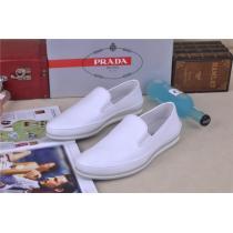 2026-14秋冬 PRADA プラダ ビジネスシューズ 靴 WHITE