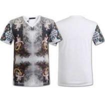 存在感◎ 2026春夏 GIVENCHY ジバンシー Vネック半袖Tシャツ 2色可選 5467A