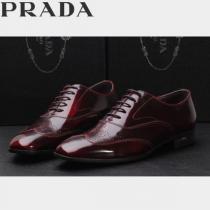 人気が爆発 2026-14秋冬新作 PRADA プラダ レザーシューズ靴 2色可選
