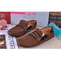 人気激売れ新作 PRADA プラダ ビジネスシューズ スエード 3色可選