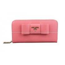超可愛いプラダ【PRADA】リボンファスナー付長財布 並行輸入品 P-05.105.