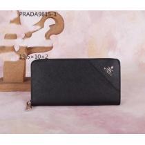2026 首胸ロゴ PRADA プラダ 財布メンズ 9815-1.158.