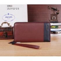 PRADA プラダ ◆モデル愛用◆ 2026 ファスナー開閉 財布メンズ 6963.158.