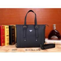 PRADA プラダ 2026 SALE!今季 メンズ用ショルダーベルト付 ハンドバッグ 2801.57.