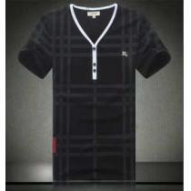 2026春夏 入手困難 BURBERRY バーバリー Vネック 半袖Tシャツ BLACK