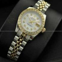 ROLEX ロレックス デイトジャスト 女性用腕時計 自動巻き 3針クロノグラフ 日付表示 27.00mm ダイヤベゼル.196.