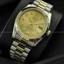 ROLEX ロレックス デイトジャスト 恋人腕時計 自動巻き 3針クロノグラフ 日付表示 ステンレス.196.