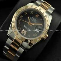 ROLEX ロレックス デイトジャスト 恋人腕時計  自動巻き 3針クロノグラフ 日付表示 ダイヤベゼル.196.