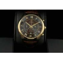 半自動卷 日本製クオーツ 2針 OMEGA オメガ  メンズ腕時計.194.