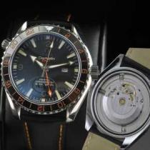 半自動卷 日本製クオーツ 2針 OMEGA オメガ  メンズ腕時計.194.