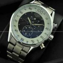 自動巻き 7針 日付表示 月付表示 タグホイヤー【TAG HEUER】 メンズ腕時計 サファイヤクリスタル風防 43.85mm シルバー.208.