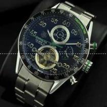 タグホイヤー【TAG HEUER】 メンズ腕時計 自動巻き 5針 トゥールビヨン 日付表示 月付表示 43.00mm ステンレス.208.