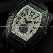FRANCK MULLER フランクミュラー メンズ腕時計 自動巻き 2針 Tourbillon 夜光効果 レザー.212.