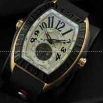 自動巻き 2針 Tourbillon 夜光効果 FRANCK MULLER フランクミュラー メンズ腕時計 レザー.212.