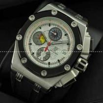 日本製クオーツ 6針クロノグラフ 日付表示 ラバー Audemars Piguetオーデマピゲ 腕時計.203.