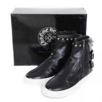高級感演出 2026秋冬 CHROME HEARTS クロムハーツ ショートブーツ