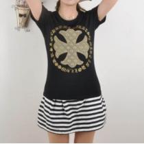 美品！2026春夏新作 CHROME HEARTS クロムハーツ 女性半袖Tシャツ 2色可選 N0851