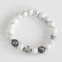 首胸ロゴ 2026春夏 CHROME HEARTS クロムハーツシルバー925 ビーズブレスレット天然石