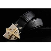 プレゼントに 2026 CHROME HEARTS クロムハーツベルト 本革(牛皮)