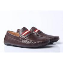 人気商品 2026-14秋冬新作 BALLY バリー デッキシューズ BROWN