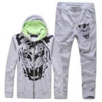 首胸ロゴ 2026春夏 PHILIPP PLEIN フィリッププレイン フード付 長袖 Tシャツ セットアップ上下2色可選 219A