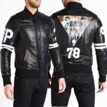 2026秋冬PHILIPP PLEIN フィリッププレイン 売れ筋 革ジャンパー