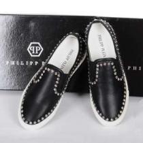 2026秋冬 大人の雰囲気抜群 PHILIPP PLEIN フィリッププレイン カジュアルシュー スパイク 汚れしにくい