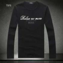 2026秋冬 高級感溢れるデザイン HUGO BOSS ヒューゴボス 長袖 Tシャツ