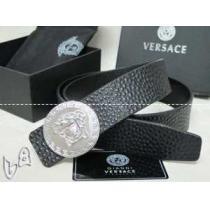 2026-14新作 VERSACE ヴェルサーチ 最高ランク 本革（牛皮）BLACK