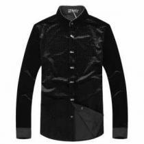 2026秋冬 VERSACE ヴェルサーチ 大特価 ボタンダウン スタンド 長袖 Tシャツ