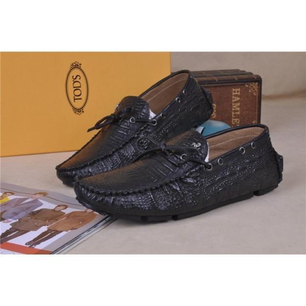 人気が爆発 2026-14秋冬 TOD'S トッズ レザーシューズ靴 BLACK