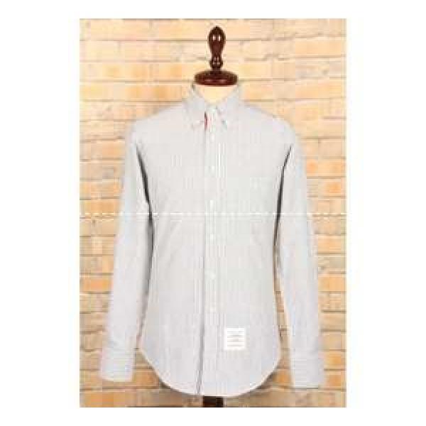 入手困難 2026-14秋冬新品 THOM BROWNE  長袖シャツ ボーダー柄