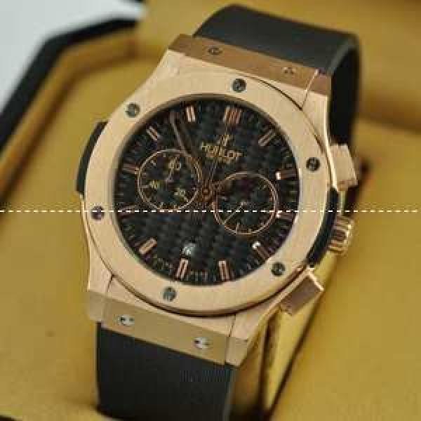 Hublotウブロ メンズ腕時計 日本製クオーツ 5針クロノグラフ 日付表示  ラバー 44MM シルバー.178.