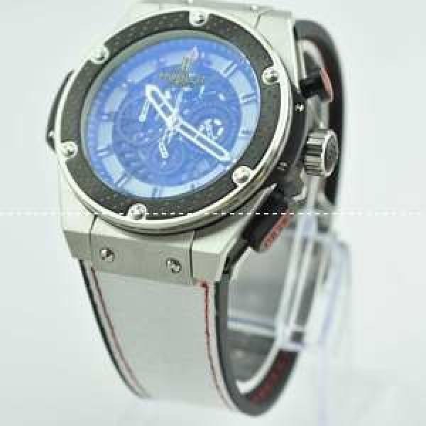 Hublotウブロ メンズ腕時計 日本製クオーツ 6針クロノグラフ 日付表示 52MM ラバー.178.