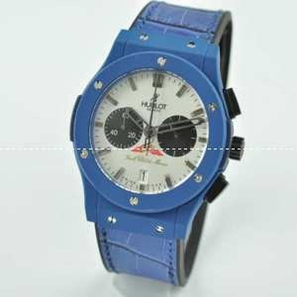 Hublotウブロ メンズ腕時計 日本製クオーツ 5針クロノグラフ 日付表示 サファイヤクリスタル風防 44MM ラバー.178.