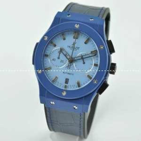 Hublotウブロ メンズ腕時計 日本製クオーツ 5針クロノグラフ 日付表示 サファイヤクリスタル風防 44MM ラバー.178.
