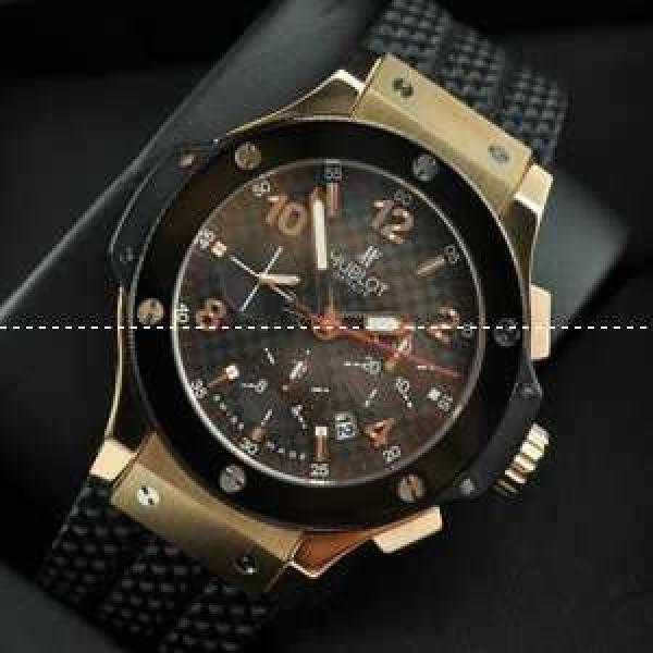 スイスムーブメンノ7750 Hublot ウブロ メンズ腕時計 自動巻き 6針 サファイヤクリスタル風防  44.5MM ラバー セラミック BALCK.178.