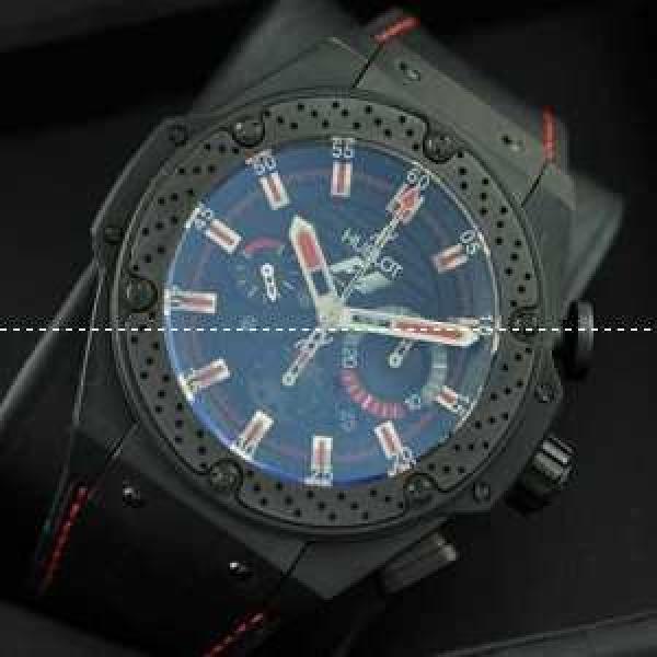 スイスムーブメンノ7750 Hublot ウブロ メンズ腕時計 F1 自動巻き 6針 日付表示  46MM ラバー BLACK.178.