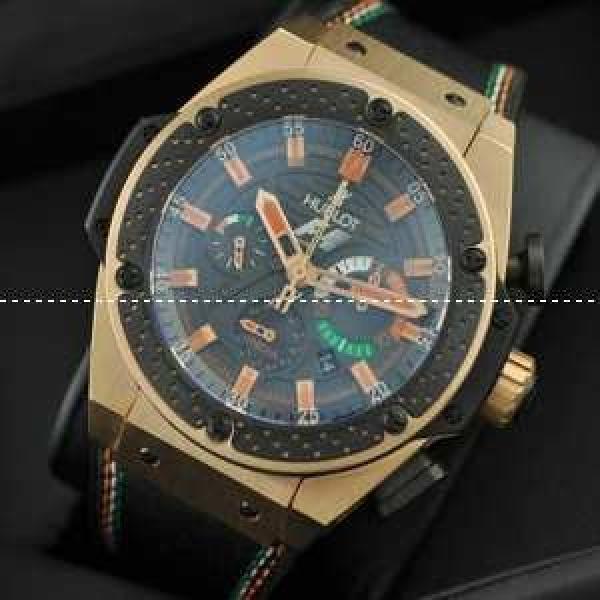 スイスムーブメンノ7750 Hublot ウブロ F1 メンズ腕時計 自動巻き 6針 日付表示  46MM ラバー.178.