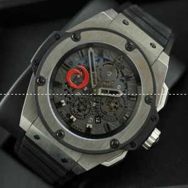 スイスムーブメンノ7750 Hublot ウブロ メンズ腕時計 自動巻き 6針 日付表示  46MM ラバー.178.