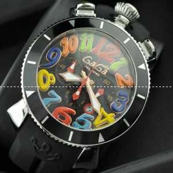 ガガミラノ腕時計[GaGaMILANO時計]( GaGa MILANO 腕時計 ガガ ミラノ 時計 )クロノ 48MM  ゴム.162.