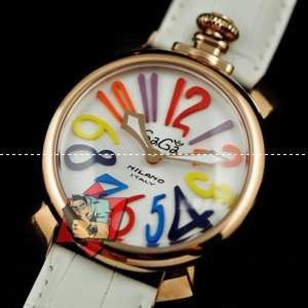 大人気　美品 GaGa Milano ガガミラノ 腕時計.162.
