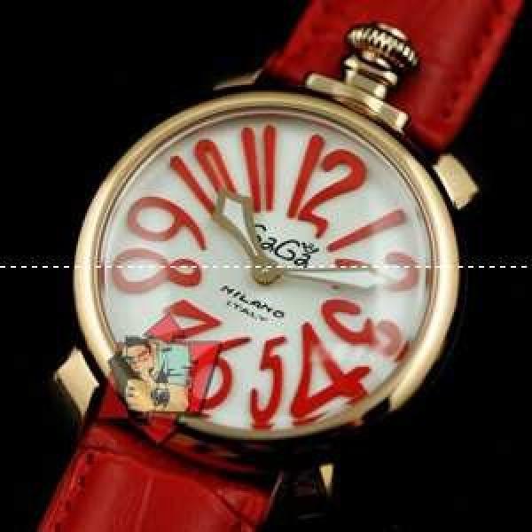 大人気　美品 GaGa Milano ガガミラノ 腕時計.162.