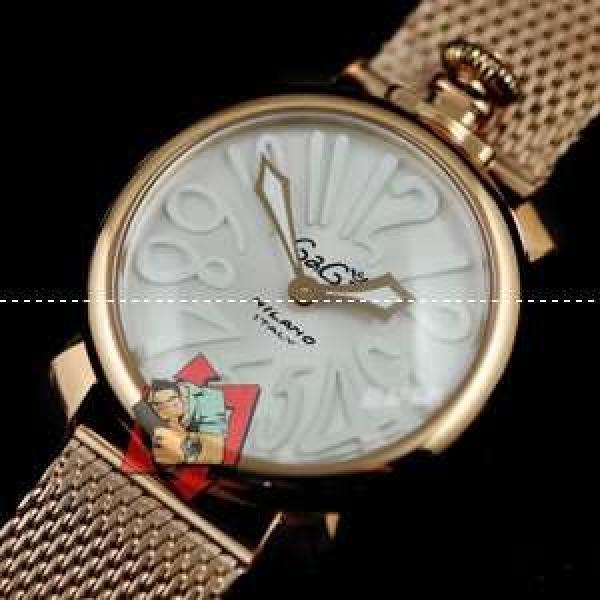 大人気　美品 GaGa Milano ガガミラノ 腕時計.162.