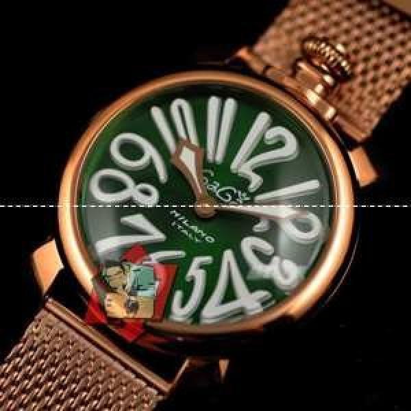 大人気　美品 GaGa Milano ガガミラノ 腕時計.162.