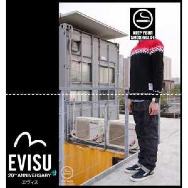 上質 大人気 EVISU エヴィス ニットセーター 2色可選