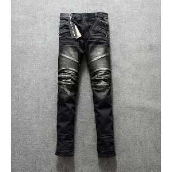 コーデに合わせ 2026秋冬 BALMAIN バルマン ジーンズ