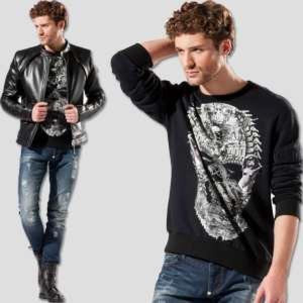 SALE!今季 2026秋冬 PHILIPP PLEIN フィリッププレイン  プルオーバーパーカー 2色可選