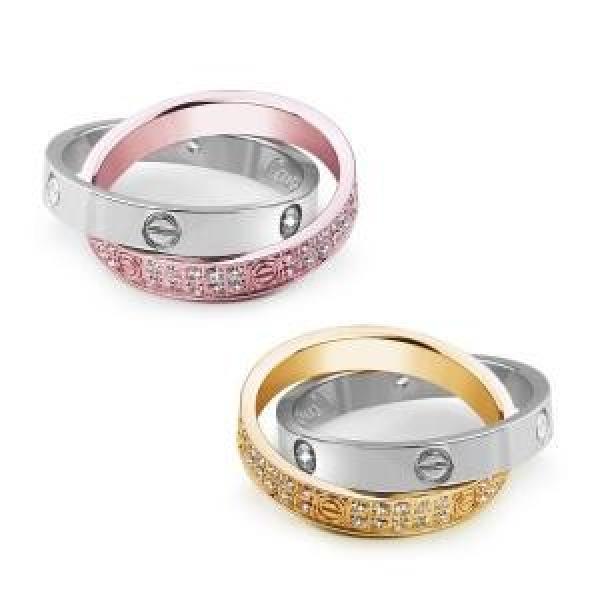 秋冬 2026 個性派 CARTIER カルティエ ダイヤペアリング 3色可選.225.